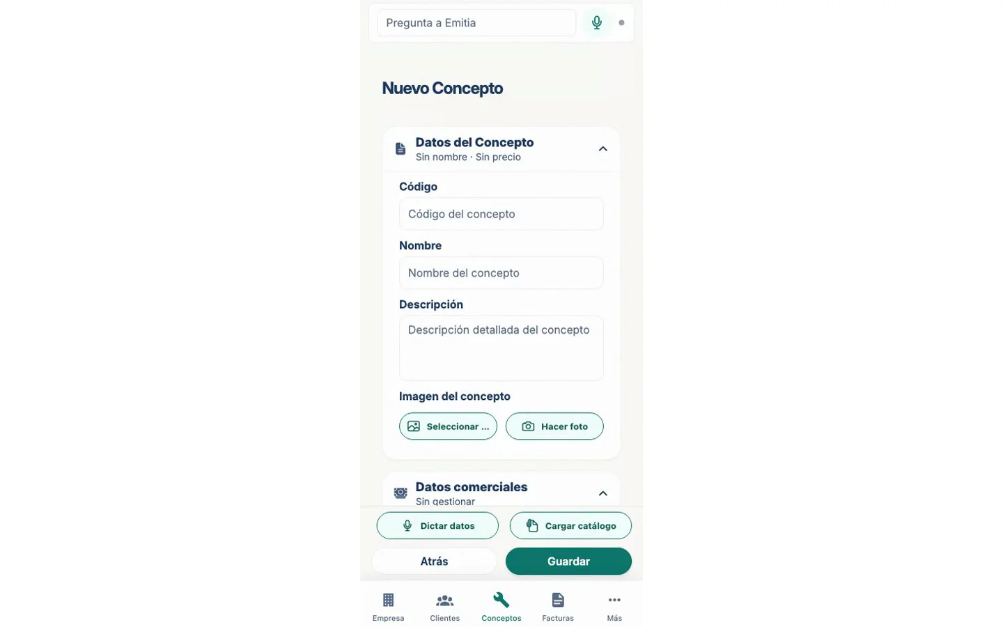 Crea un concepto nuevo