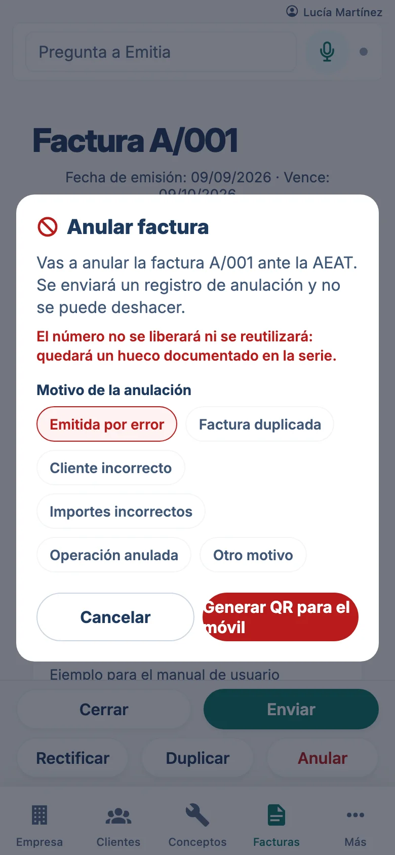 Elige el motivo